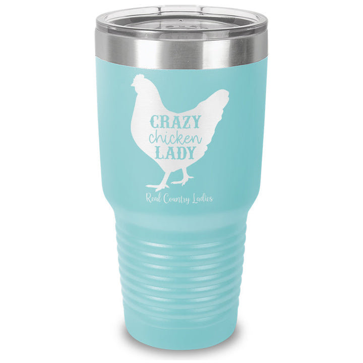 Black Friday | Crazy Chicken Lady Laser Etched Tumbler