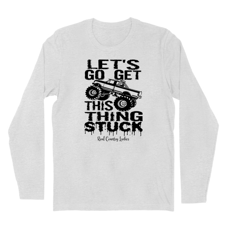 Blowout | Get This Thing Stuck Black Print Hoodies & Long Sleeves