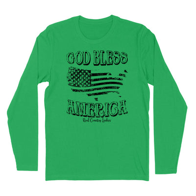 Blowout | God Bless America Black Print Hoodies & Long Sleeves