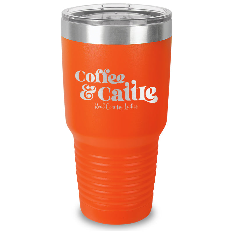 Black Friday | Coffee And Cattle Laser Etched Tumbler