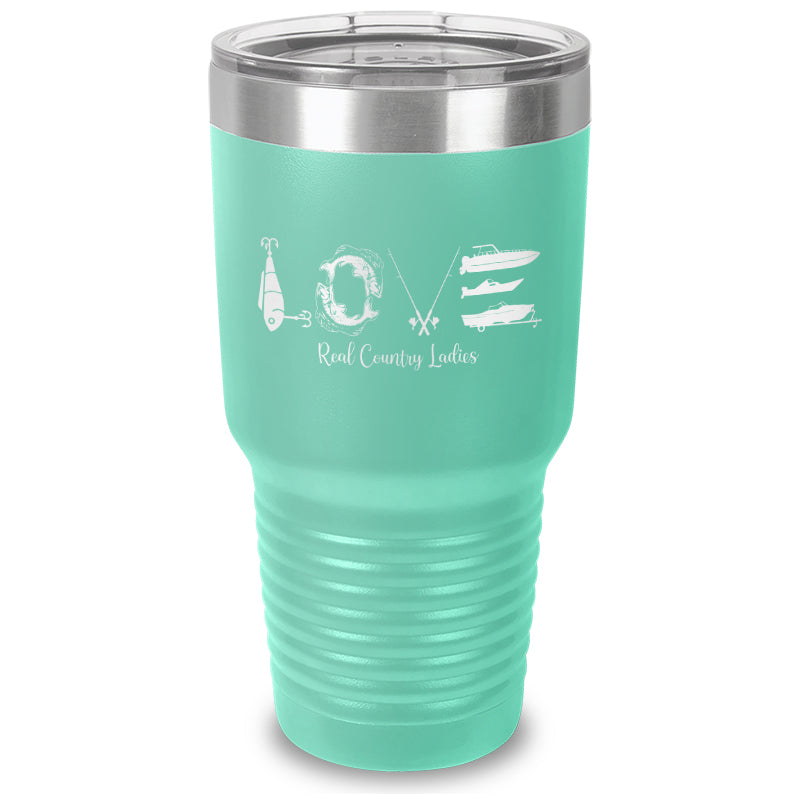 Black Friday | Fishing Love Laser Etched Tumbler