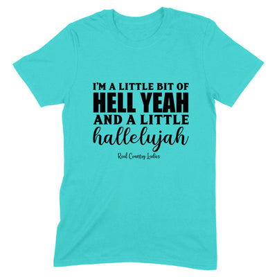 Blowout |  Hell Yeah And Hallelujah Black Print Front Apparel