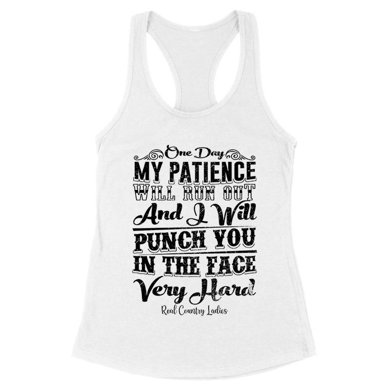 Blowout |  Punch You In The Face Black Print Front Apparel