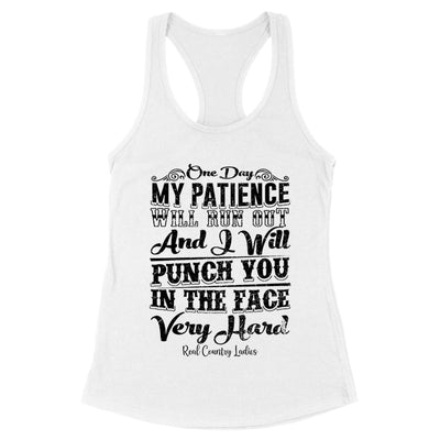 Blowout |  Punch You In The Face Black Print Front Apparel