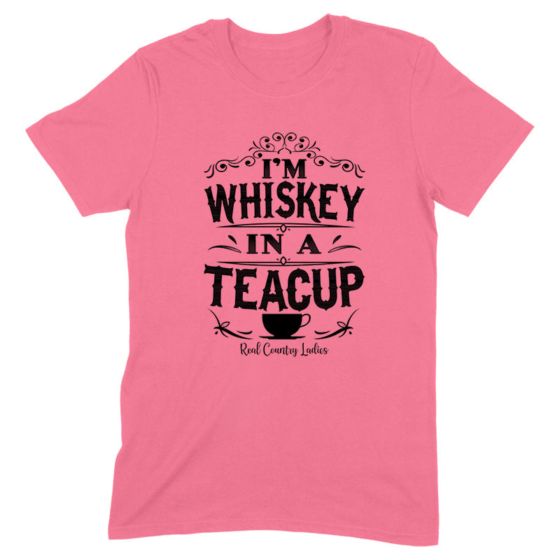 Blowout |  Whiskey In A Teacup Black Print Front Apparel