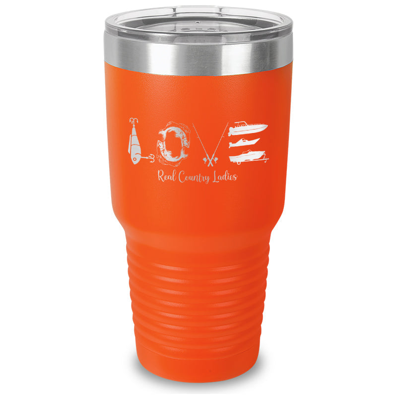 Black Friday | Fishing Love Laser Etched Tumbler