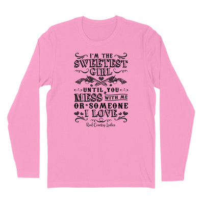 Blowout | I'm The Sweetest Girl Black Print Hoodies & Long Sleeves