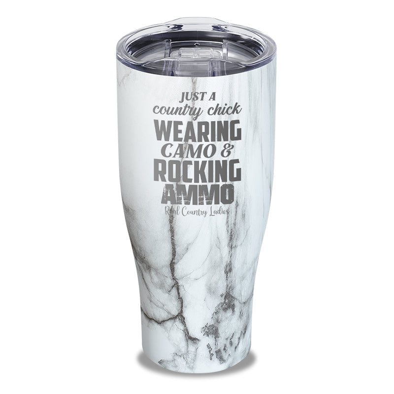 Black Friday | Wearing Camo Rocking Ammo Laser Etched Tumbler