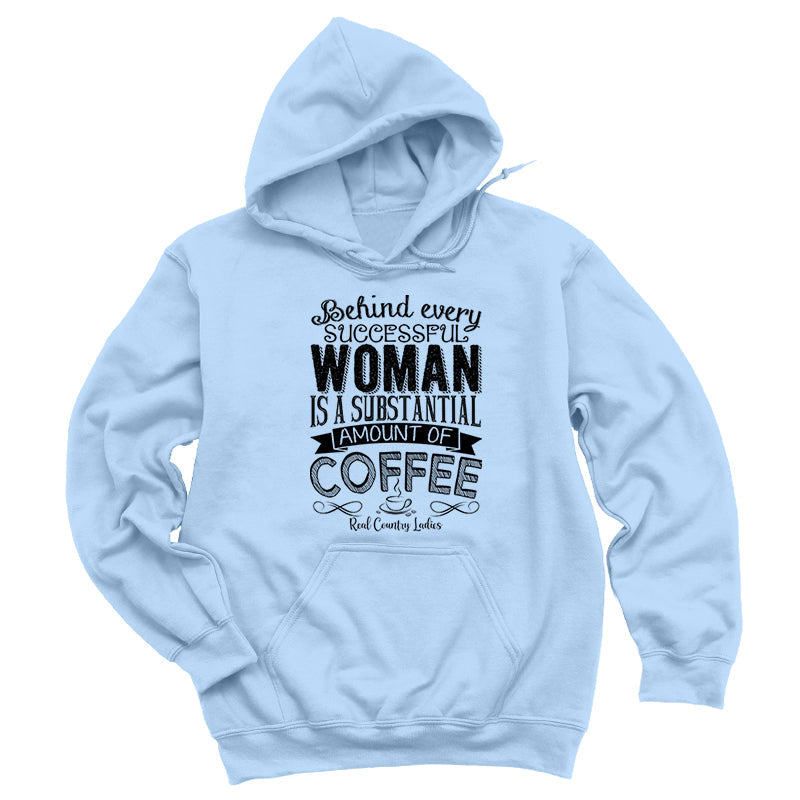 Black Friday | Amount Of Coffee Black Print Hoodies & Long Sleeves