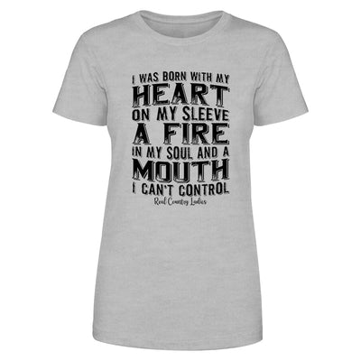 Blowout |  A Mouth I Can't Control Black Print Front Apparel