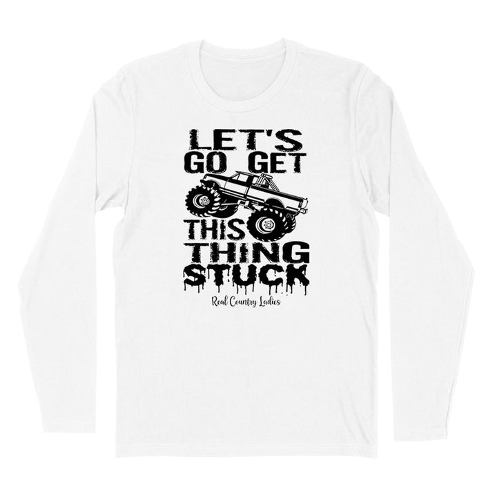 Black Friday | Get This Thing Stuck Black Print Hoodies & Long Sleeves