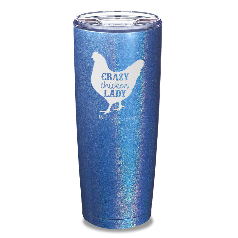 Black Friday | Crazy Chicken Lady Laser Etched Tumbler