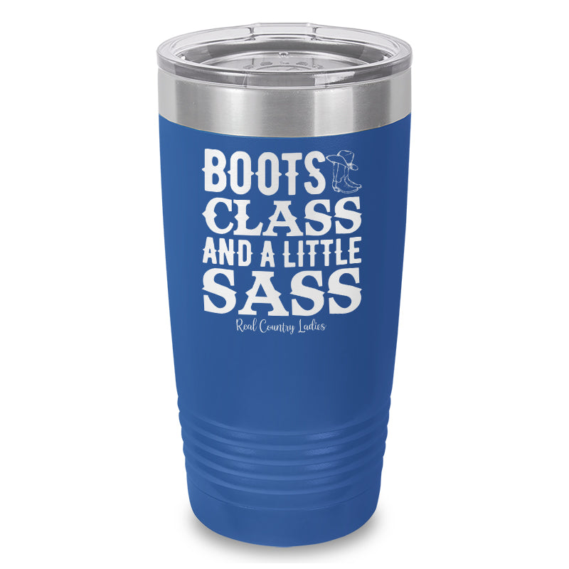 Black Friday | Boots Class Sass Laser Etched Tumbler