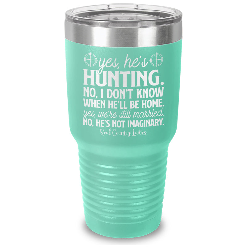 Black Friday | Yes He's Hunting Laser Etched Tumbler