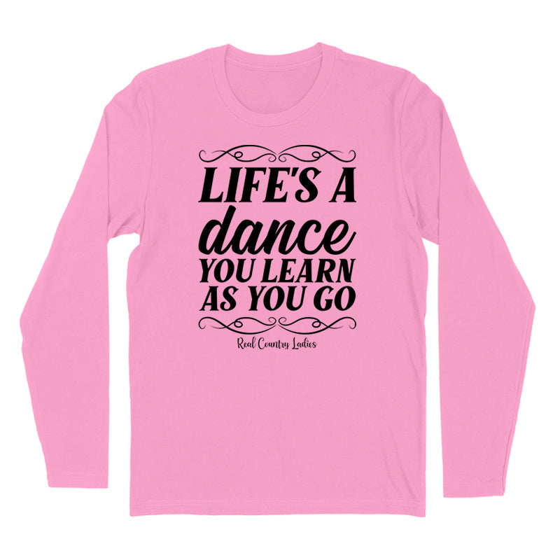 Blowout | Life's A Dance Black Print Hoodies & Long Sleeves