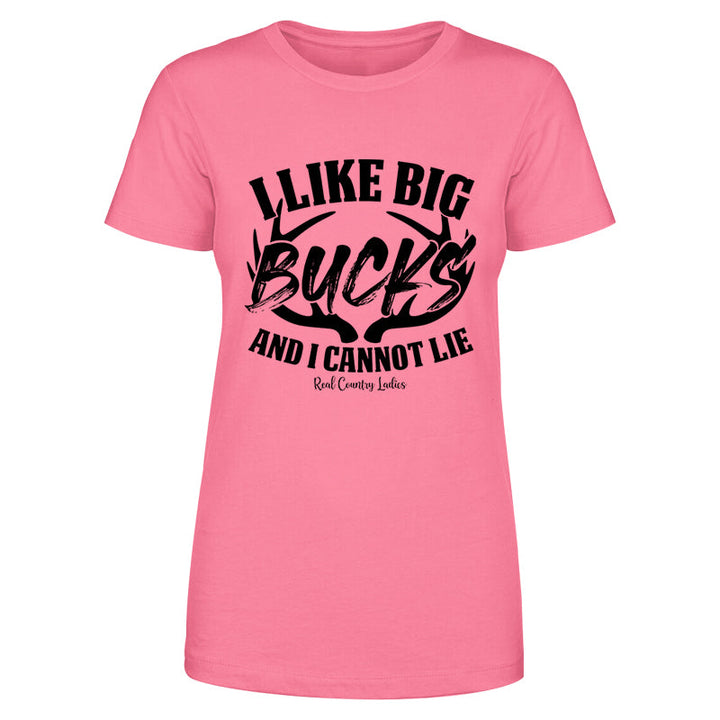 Black Friday | I Like Big Bucks Black Print Front Apparel