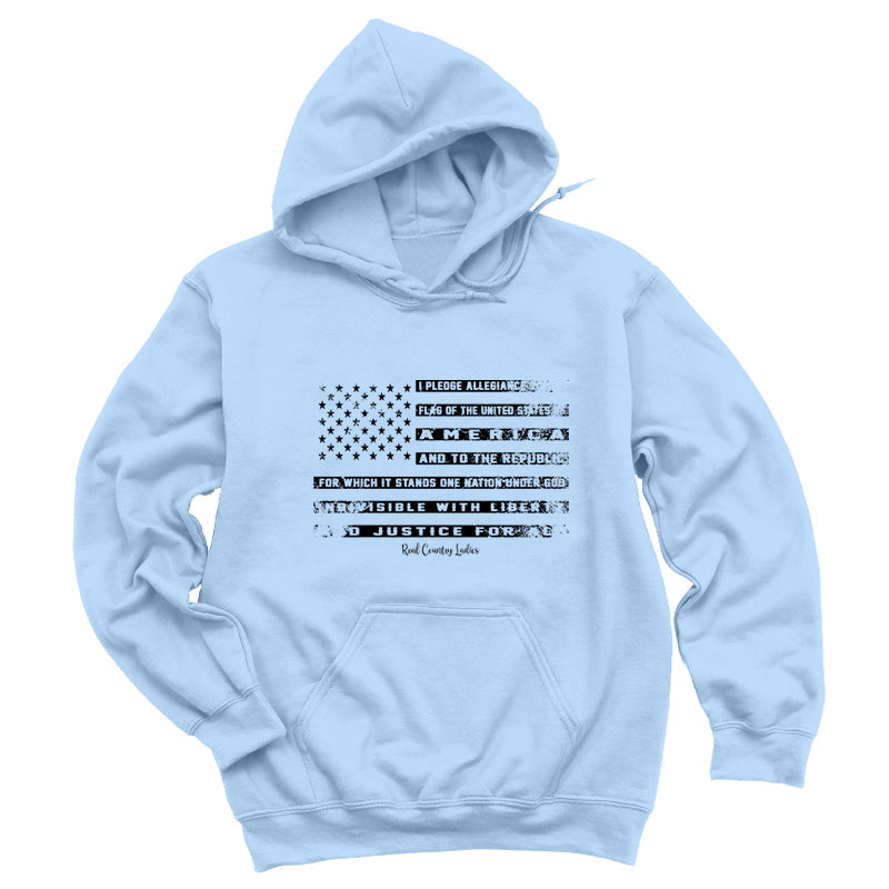 Blowout | I Pledge Allegiance Black Print Hoodies & Long Sleeves