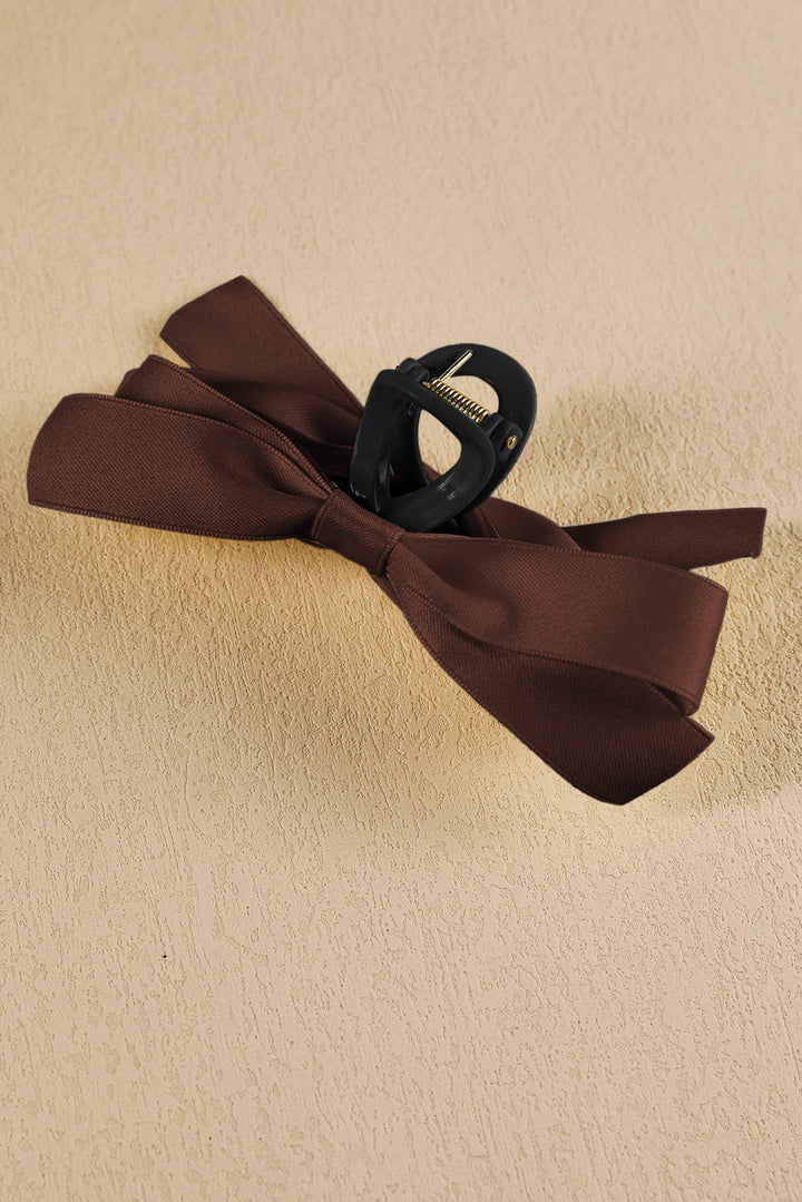 Black Bow Hair Claw Clip