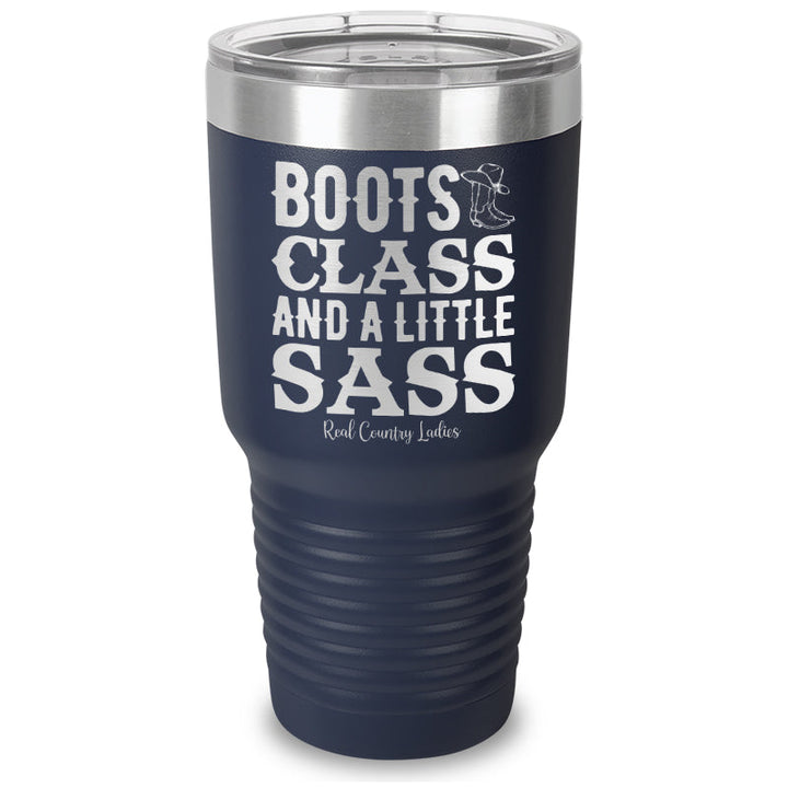 Black Friday | Boots Class Sass Laser Etched Tumbler