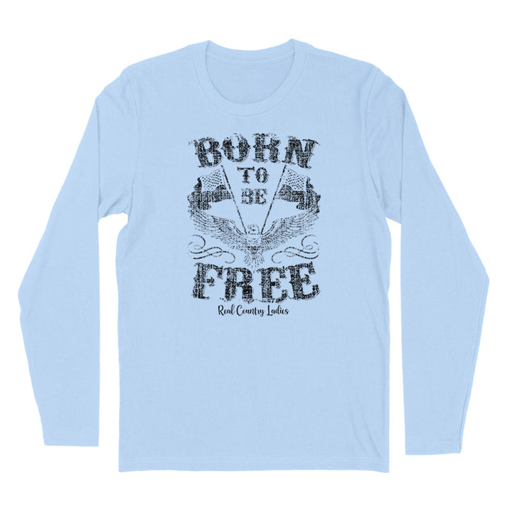 Black Friday | Born To Be Free Black Print Hoodies & Long Sleeves