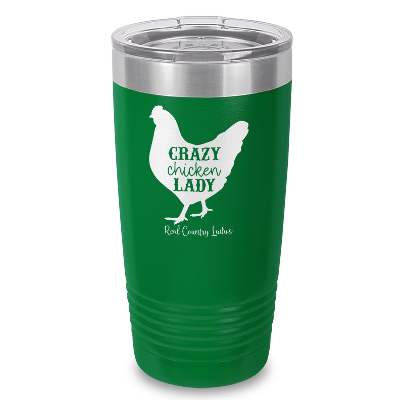 Black Friday | Crazy Chicken Lady Laser Etched Tumbler