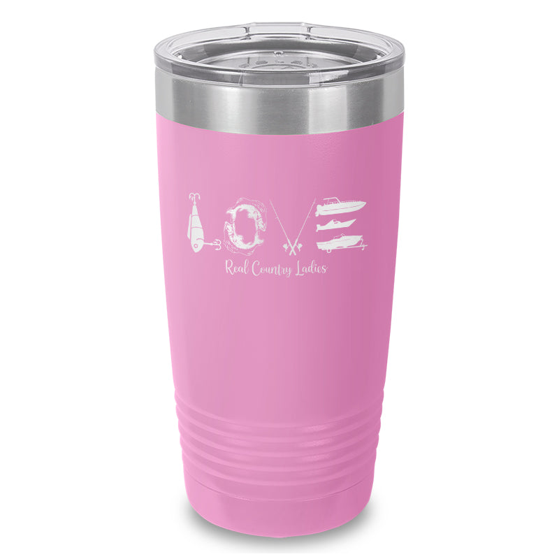 Black Friday | Fishing Love Laser Etched Tumbler