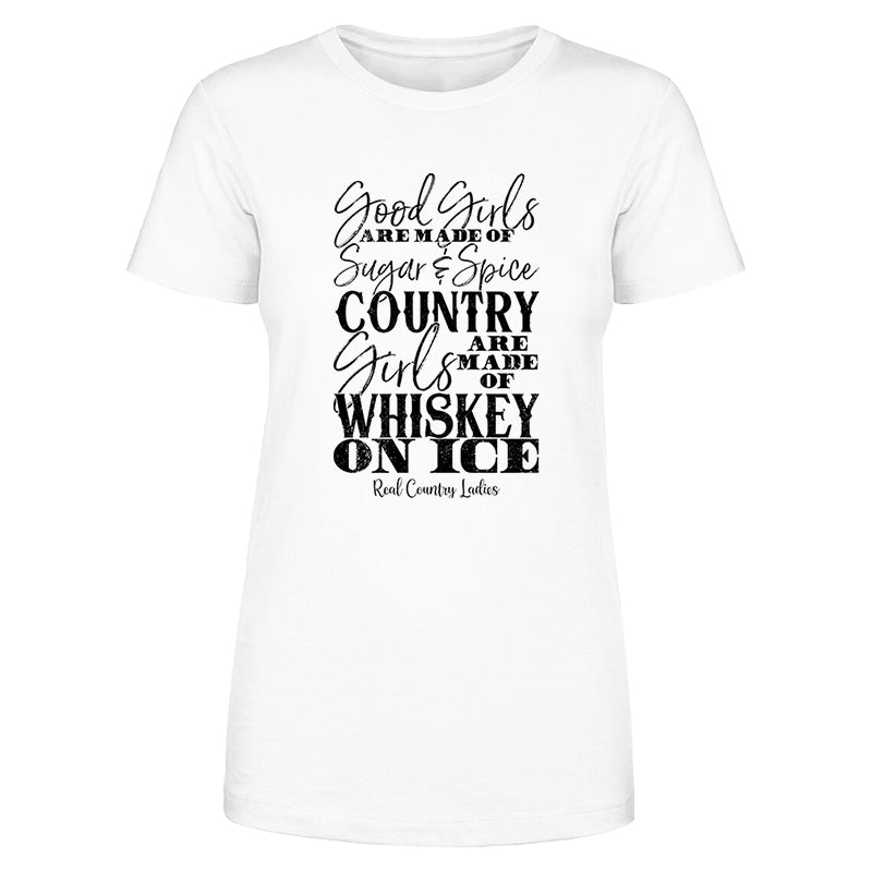 Black Friday | Whiskey On Ice Black Print Front Apparel