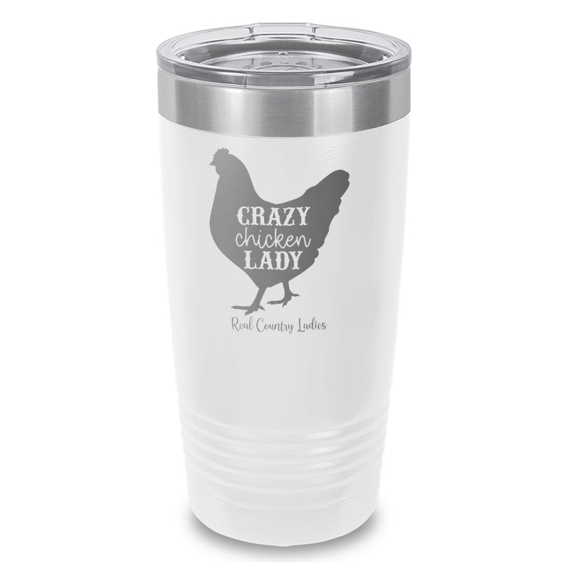 Black Friday | Crazy Chicken Lady Laser Etched Tumbler