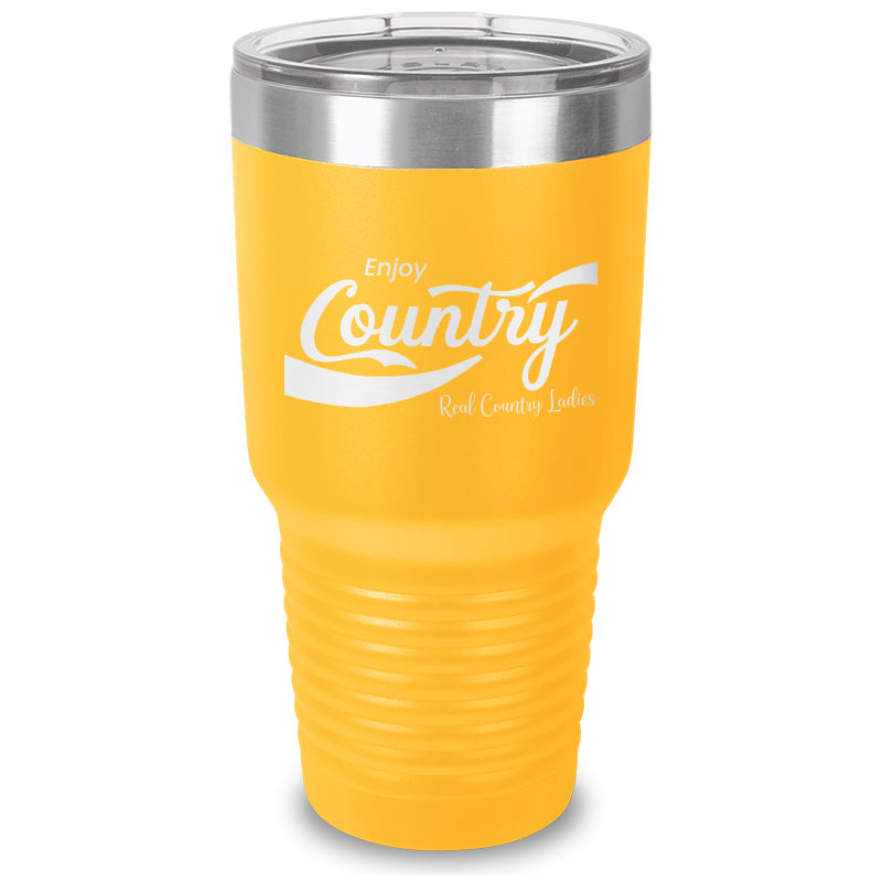 Black Friday | Enjoy Country Laser Etched Tumbler