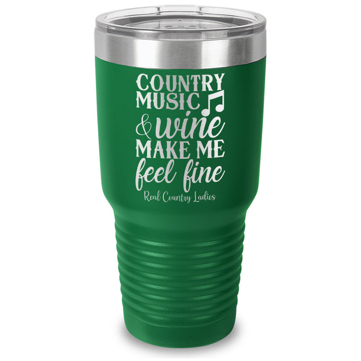 Black Friday | Country Music And Wine Laser Etched Tumbler