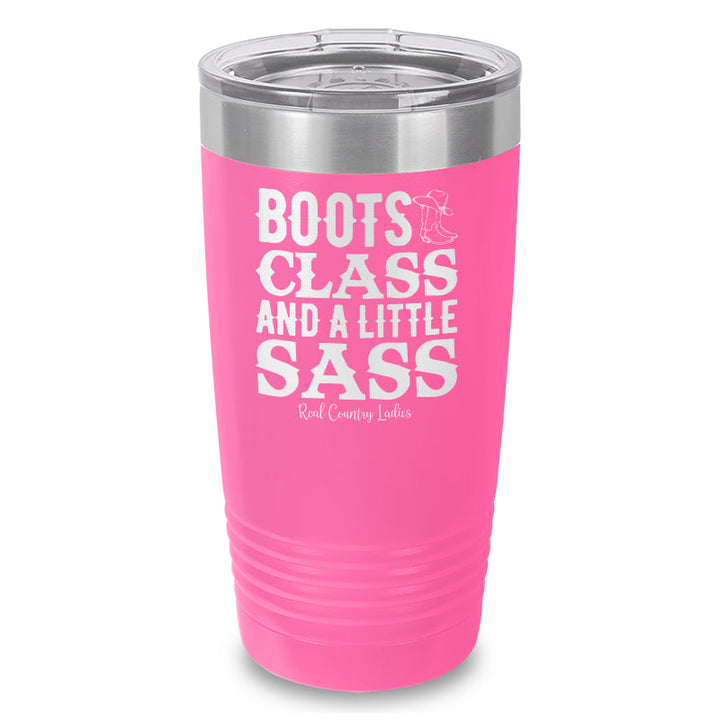 Black Friday | Boots Class Sass Laser Etched Tumbler