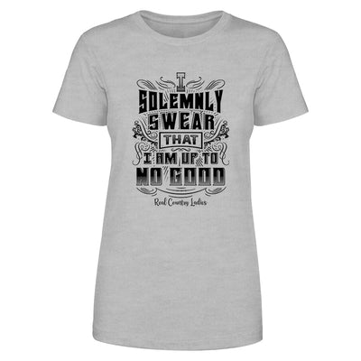 Blowout |  I Am Up To No Good Black Print Front Apparel