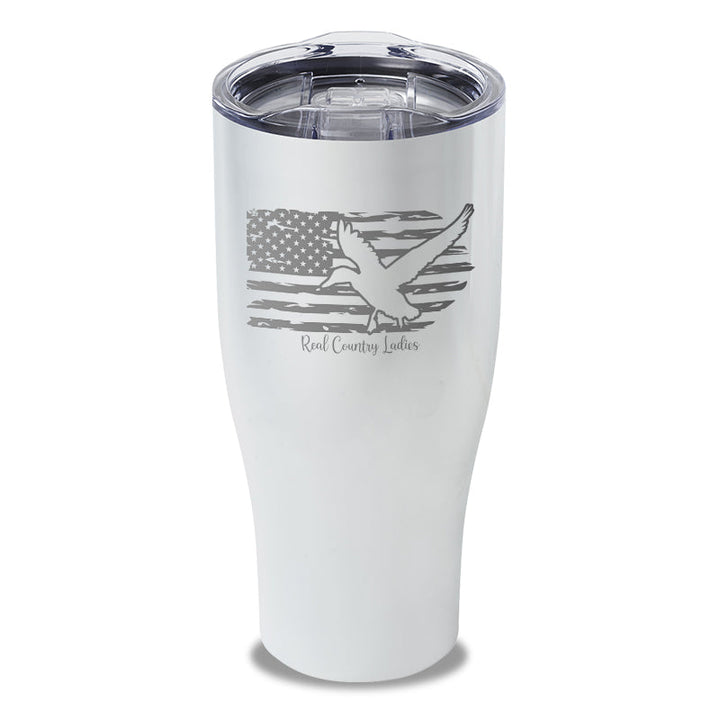 Black Friday | Duck USA Flag Laser Etched Tumbler