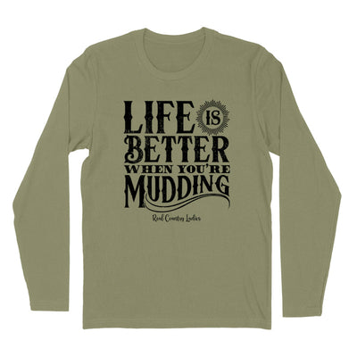 Blowout | Life Is Better When You're Mudding Black Print Hoodies & Long Sleeves