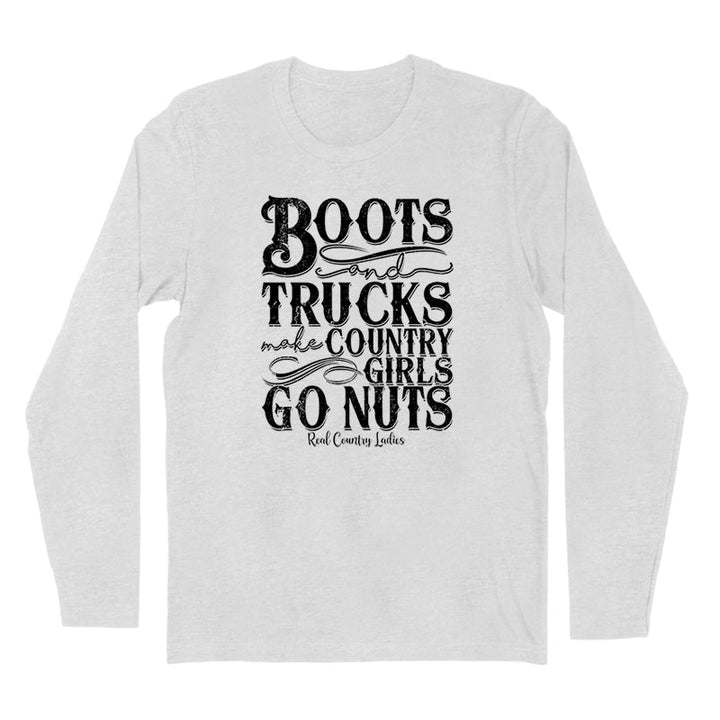 Black Friday | Boots And Trucks Black Print Hoodies & Long Sleeves