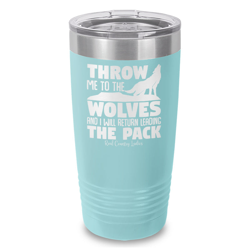 Black Friday | Throw Me To The Wolves Laser Etched Tumbler