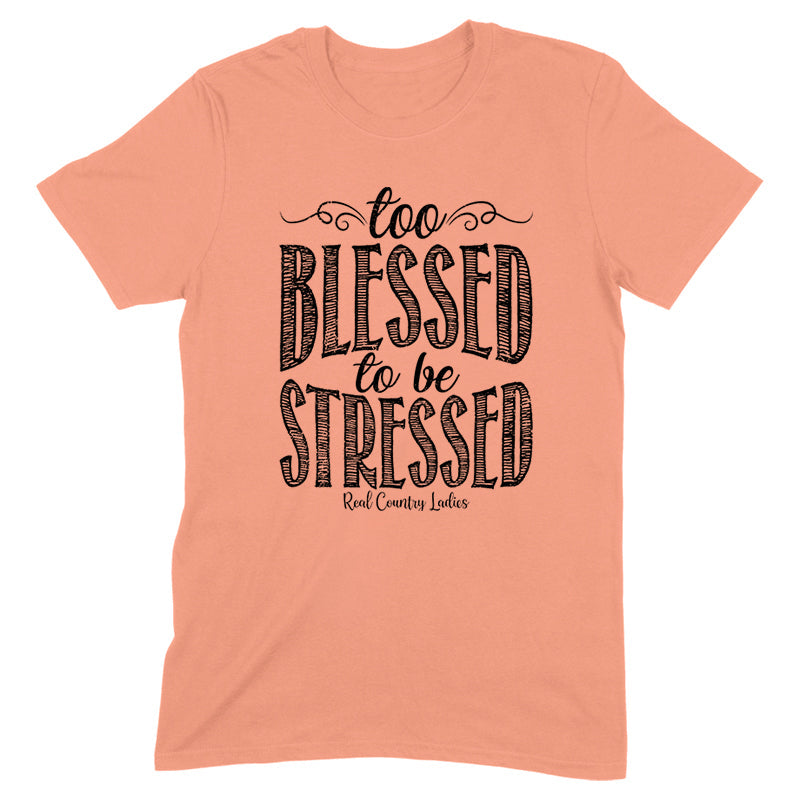 Black Friday | Too Blessed Black Print Front Apparel