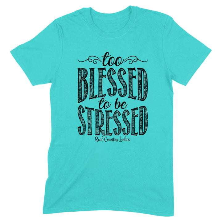 Black Friday | Too Blessed Black Print Front Apparel