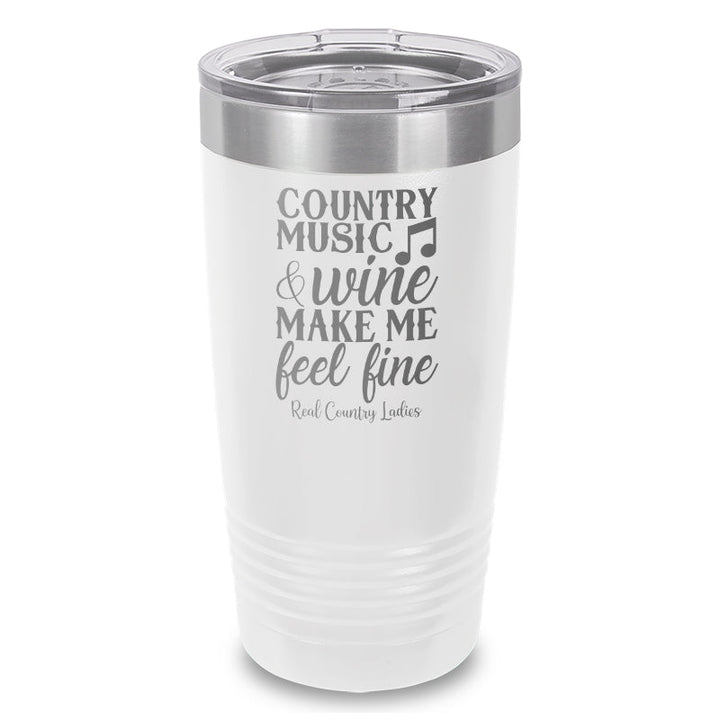 Black Friday | Country Music And Wine Laser Etched Tumbler