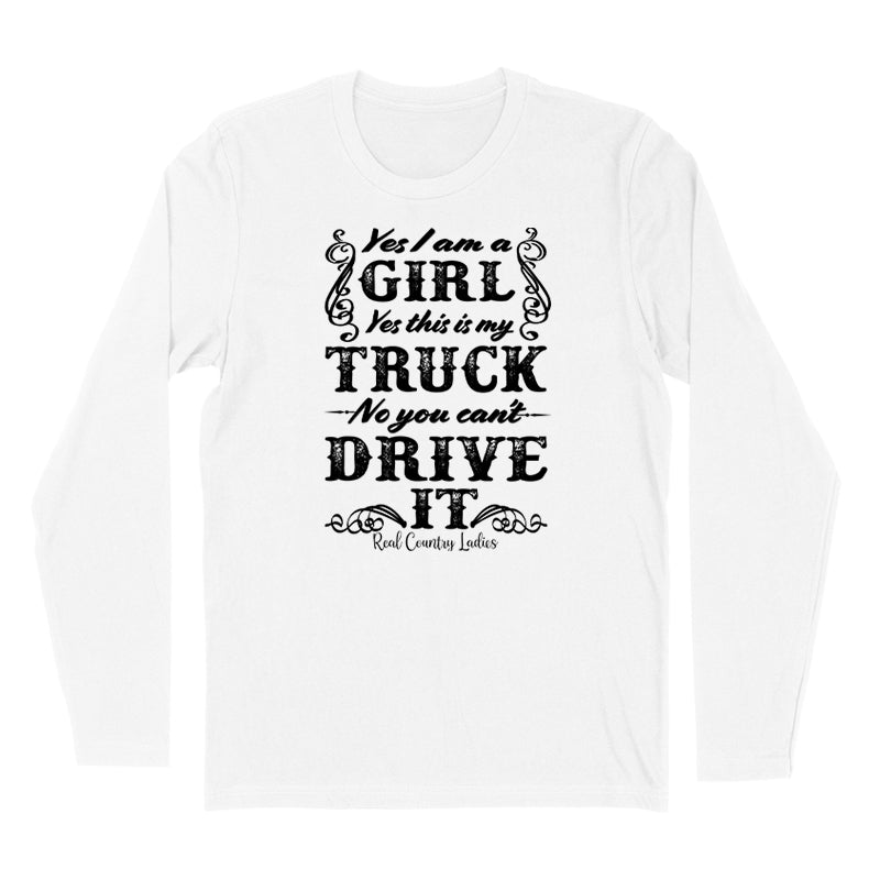 Blowout | Yes I'm A Girl Black Print Hoodies & Long Sleeves