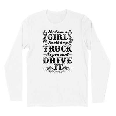 Blowout | Yes I'm A Girl Black Print Hoodies & Long Sleeves