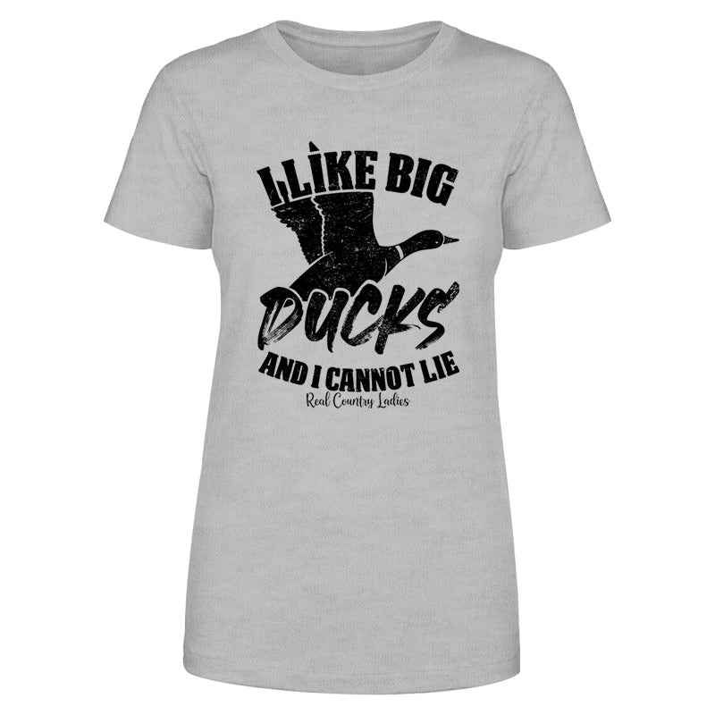 Blowout |  I Like Big Ducks Black Print Front Apparel