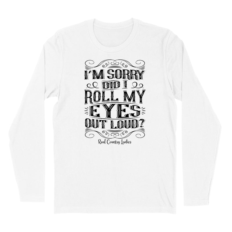 Blowout | Roll My Eyes Out Loud Black Print Hoodies & Long Sleeves