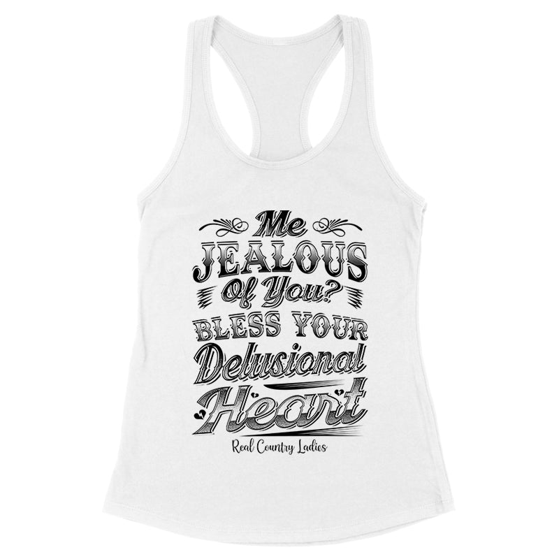 Blowout |  Me Jealous Of You Black Print Front Apparel