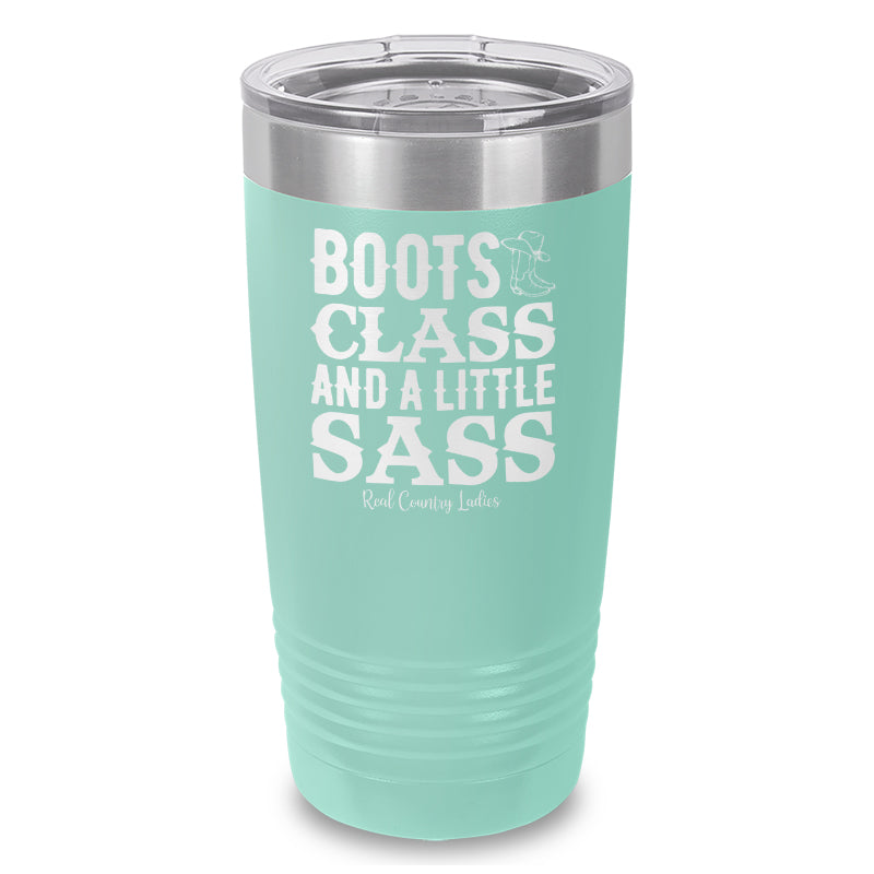 Black Friday | Boots Class Sass Laser Etched Tumbler