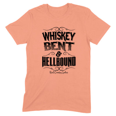 Blowout |  Whiskey Bent And Hellbound Black Print Front Apparel