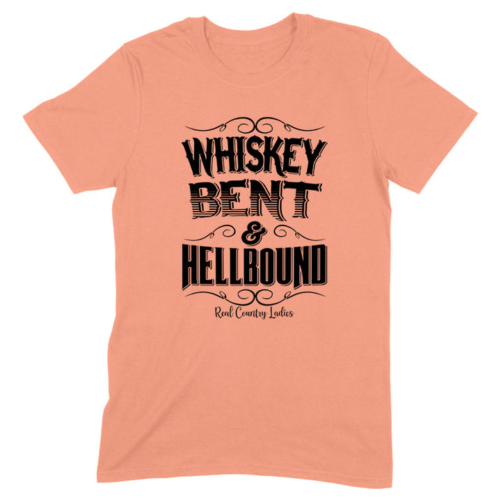 Black Friday | Whiskey Bent And Hellbound Black Print Front Apparel