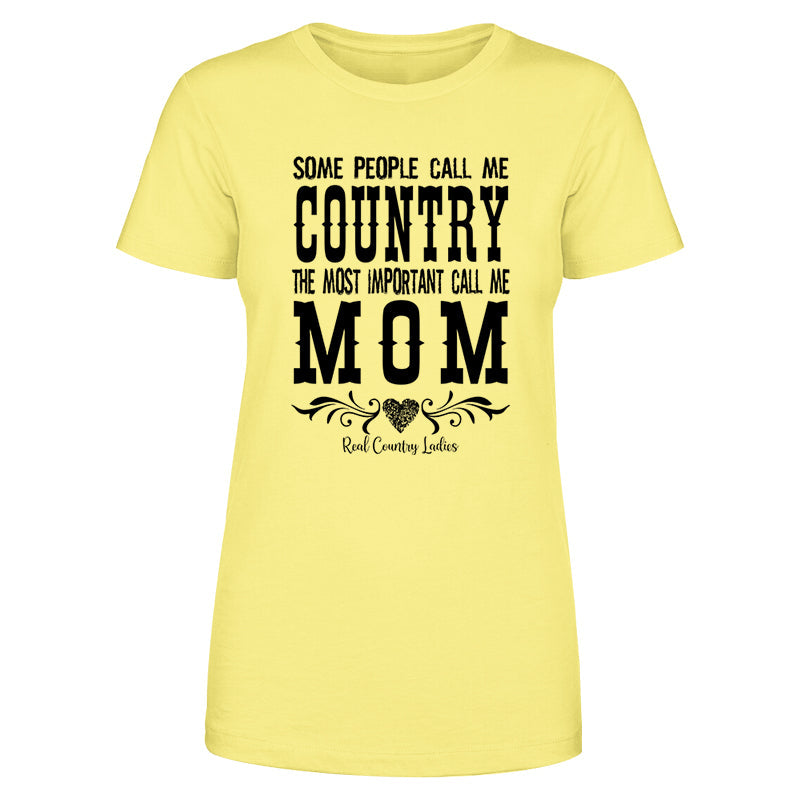 Blowout |  Country Mom Black Print Front Apparel