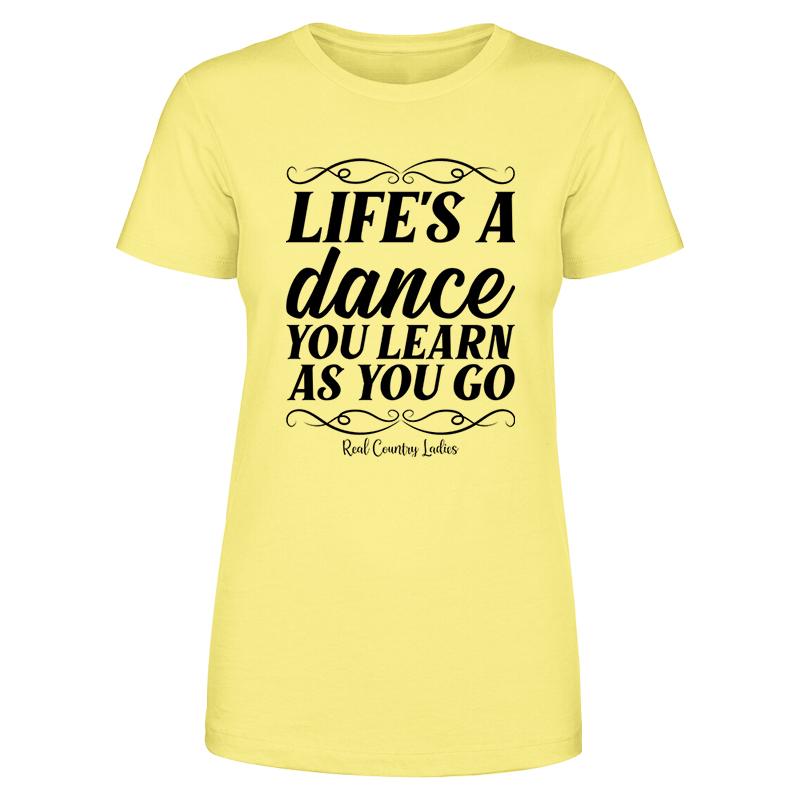 Blowout |  Life's A Dance Black Print Front Apparel