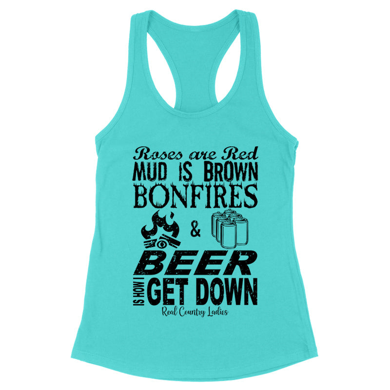 Black Friday | Bonfires And Beer Black Print Front Apparel